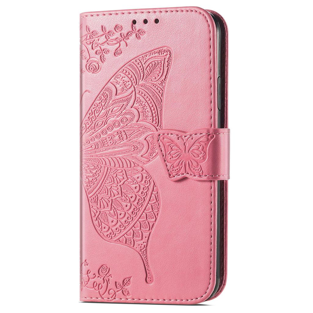 Для Samsung Galaxy A56 5G Чехол-кошелек из ПУ кожи Чехол для телефона с узором бабочки