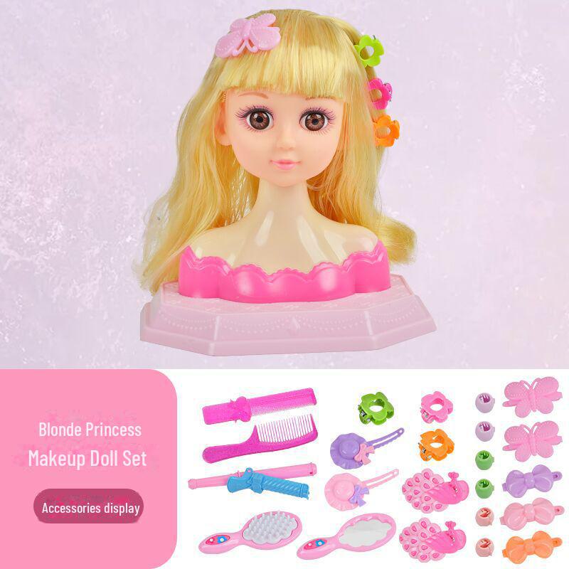 Bayangbi Princess Doll Playset: Dress-Up & Braiding Toy for Girls