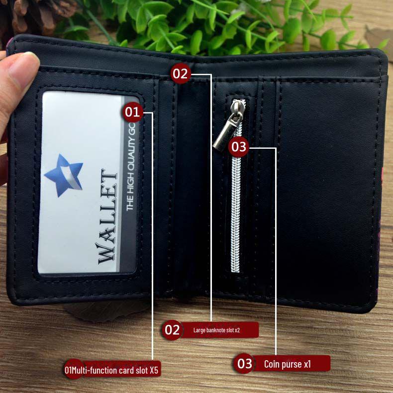 Кошелек с аниме-игрой Genshin Impact — высококачественный периферийный продукт