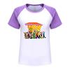 5750 Kids Boys Girls the wiggles Print Raglan Sleeves T-Shirt