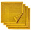 Набор полотенец золотисто-желтых (4 шт), VAGSJON Washcloth Golden-yellow Set,