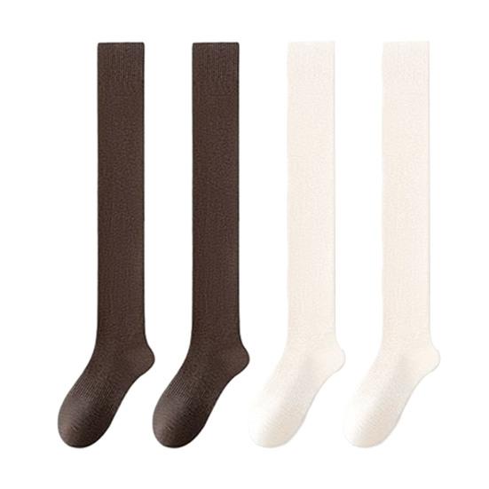 Женские чулки выше колена, эластичные рубчатые чулки выше колена, самонагревающиеся дышащие носки для сапог для свиданий, вечеринок, уличной одежды