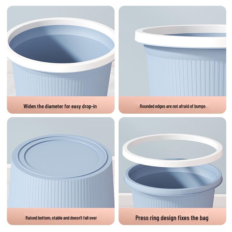 Yuzhuxun Маленькие мусорные корзины с открытым верхом (5-Pack)