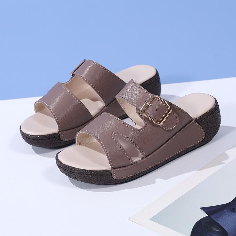 Women Sandals Soft Stitching Ladies Shoes Comfortable Wedges Slippers Fashion Open Toe Beach Sandalias Footwear 40 41 Sizes