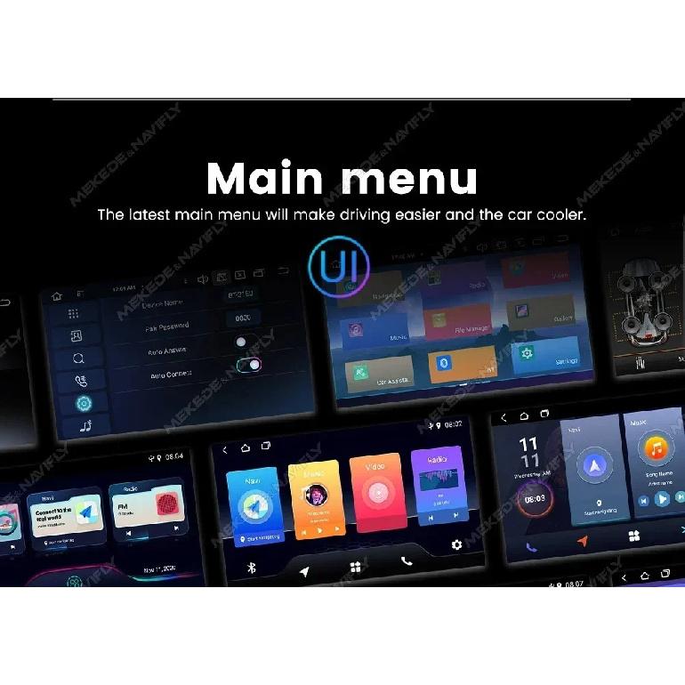 Автомагнитола Android 14 для Citroen C2 C3 2001-2010 Беспроводной Carplay Android Auto Мультимедийный плеер WIFI GPS BT 2din Авторадио FM