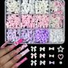 1Box Multi-Color Nail Art Charms Set With Ribbon Bows/Star/Hearts/Pearls DIY Manicure Jewelry Accessories For Nail Decoration