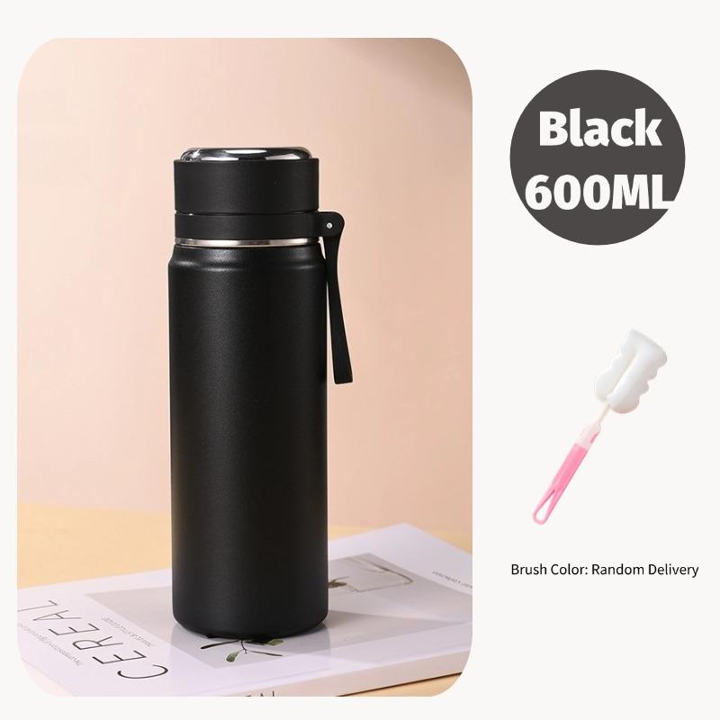 600ML Stainless Steel Thermal Water Bottle Keep Cold and Hot Thermo Cafe Coffee Mug Leakproof Travel Thermos Bottle for Tea