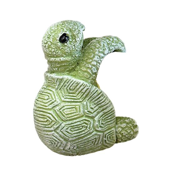 Sea Turtle Planter Hanger Resin Climbing Turtle Flower Pot Sculpture Hanging Turtle Statue for Succulents Herbs Flowers Planter Edge Decor