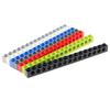 Свинья Радуга Детали MOC 3703 Кирпичик 1 x 16 с 15 Отверстиями DIY Совместимый Собирать Строительные Блоки Частицы Игрушки для Мозга Ребенка