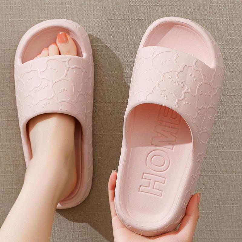 Cute EVA Non-Slip Indoor Slippers for Couples - Summer Sandals for Men & Women