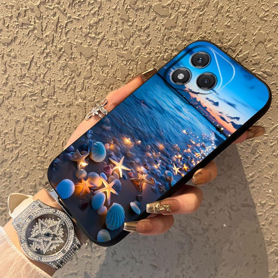 Чехол для телефона Honor 200 400 Lite Magic5Lite X5b 8X X6 X9a 90 70 X7 X8 с рисунком «Морской пейзаж»