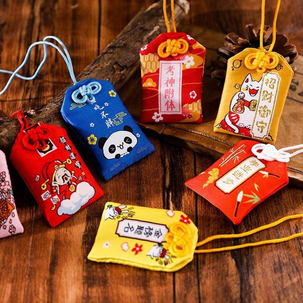 Amulet New Year's Blessing Carp Women Key Chain Lucky Amulet Pray Pendant Embroidered Sachet