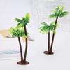 Plastic Artificial Plant Mini Coconut Tree Wedding Party Cake Decorating Tool