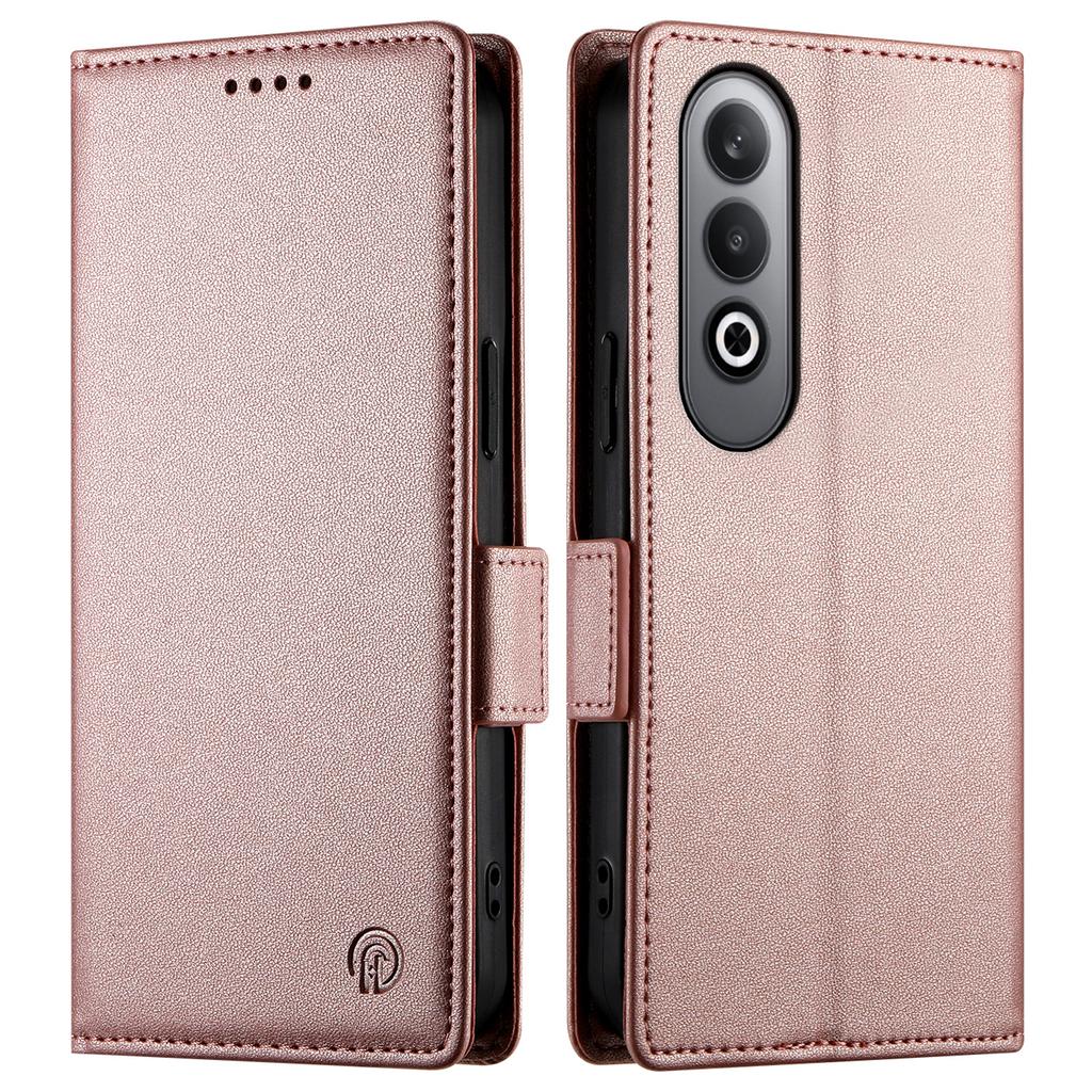DF-010 For Oppo K12/OnePlus Nord CE4 5G Stand Case Anti-Drop PU Leather Wallet Phone Cover