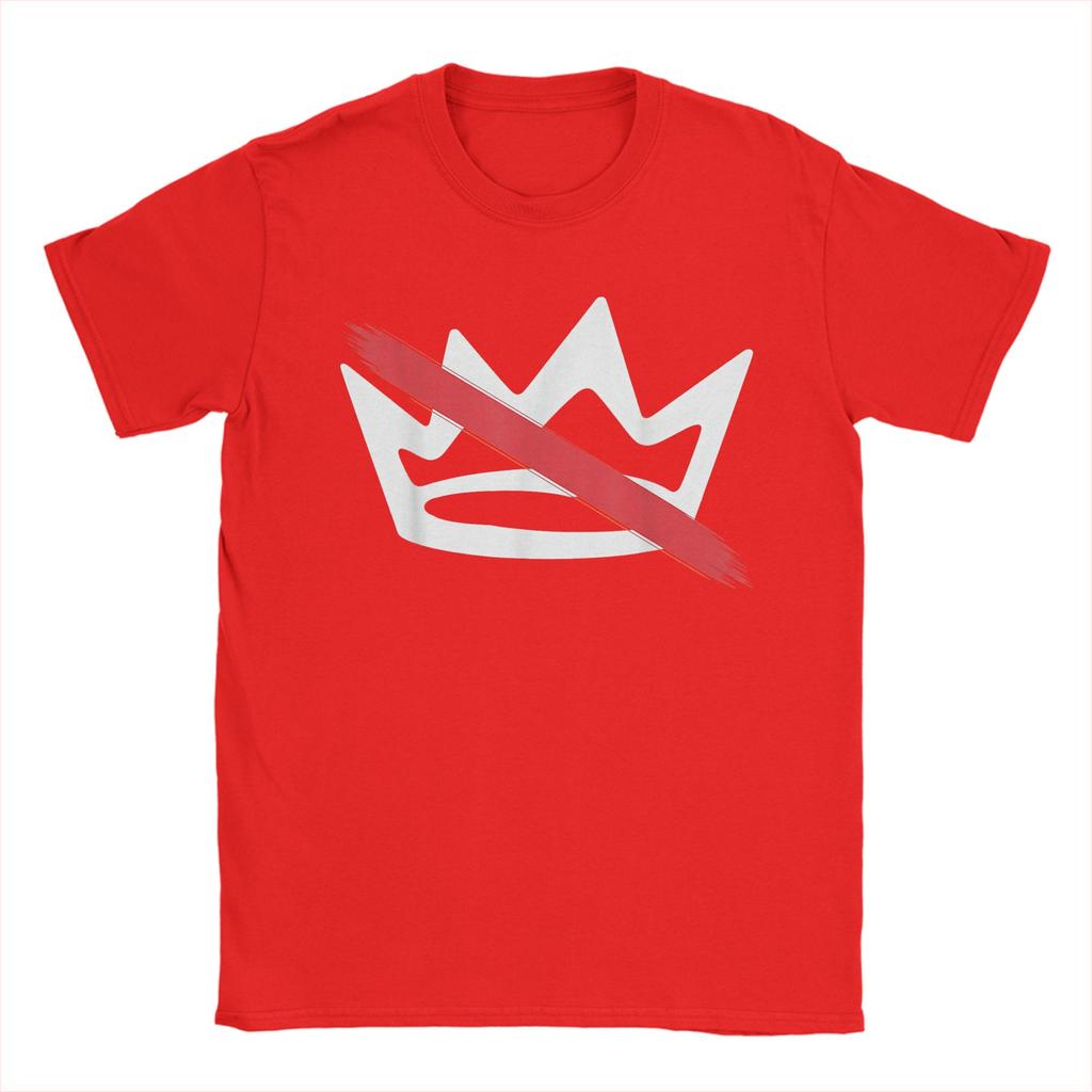 Винтажная футболка October No Kings No Kings Day1 Унисекс Круглый вырез Хлопковая футболка С коротким рукавом Футболка Подарок на день рождения Топы