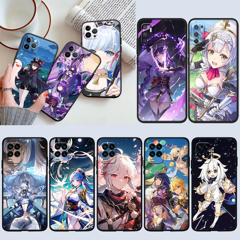 Genshin Impact Shell Phone Case for Samsung Galaxy S20 S21 S22 Ultra FE Plus A21S A22 A24 A25 A26 A30 A30S A31