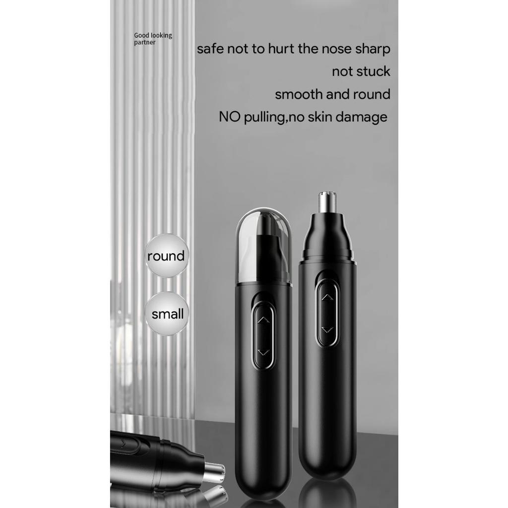 Электрический триммер для носа, триммер для ушей, для коррекции бровей, профессиональный, безопасный, безболезненный, портативный для деловых поездок и дома