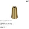 Furniture Iron Foot Cover Copper Tip Brushed Brass Table Chair Cylinder/Conical Cap Protector Bottom Safety Mat Bottom Safe Pad