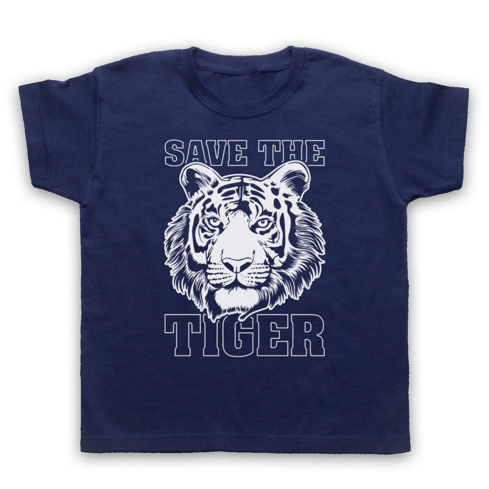 Save The Tiger Animal Rights Protest Slogan King Exotic Kids Childs T-Shirt