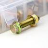 242pcs Grade 8.8 M5 M6 M8 Flanged Bolts and Nuts Kit, Metric Flanged Hex Screws Nuts Includes 14 Most Common Sizes
