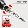11PCS Quick Release Adapter Set with Hex Shank Self-Locking Bits & Magnetic Drill Tips for Electric Screwdriver/Handheld Drill