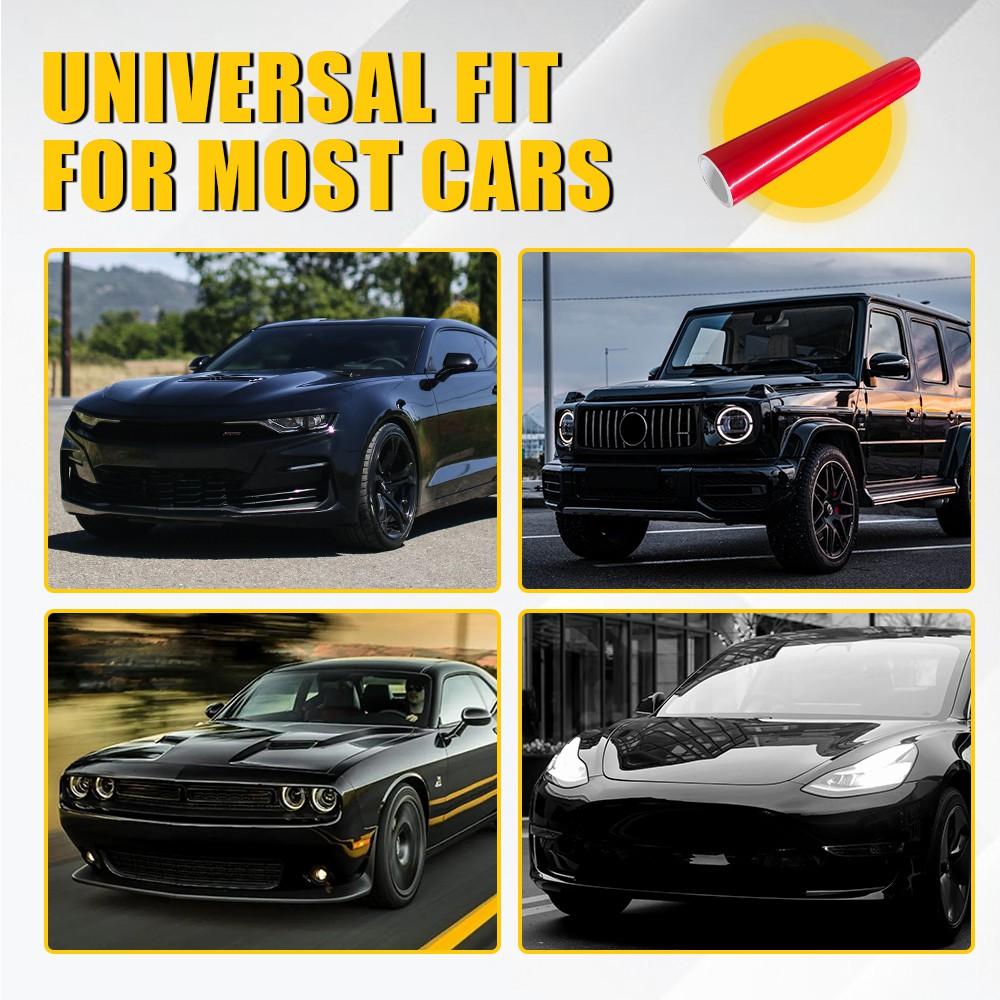 1Pcs 60*10Inch Red Car Windshield Sun Visor Vinyl Decal Strip Film Banner Blank Sticker White Black Sunstrip Sticker Accessories