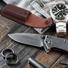 Качественные складные чехлы для ножей, чехол из искусственной кожи, чехол для складного ножа, держатель для ножей, аксессуар для ножа, идеально подходящий для кухонного бара