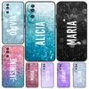 Personalised Glitter Sparkly Name Case For Honor X9b X9a X8a X7a X6a X6 X7 X8 X9 8X 9X Honor Magic 5 Pro 50 70 90 Lite Cover