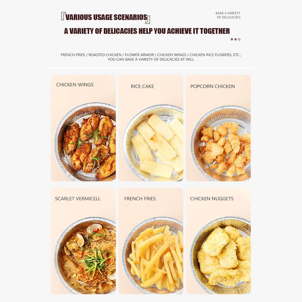 Бумажный лоток для аэрофритюрницы, бытовая маслопоглощающая бумага, противень для духовки, алюминиевая фольга, миска