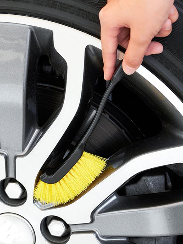 Щетка для автомобильных шин, щетка для детализации обода грузовика, внедорожника, мойка колес, щетки для очистки деталей, пластиковая ручка, инструменты для чистки автомойки