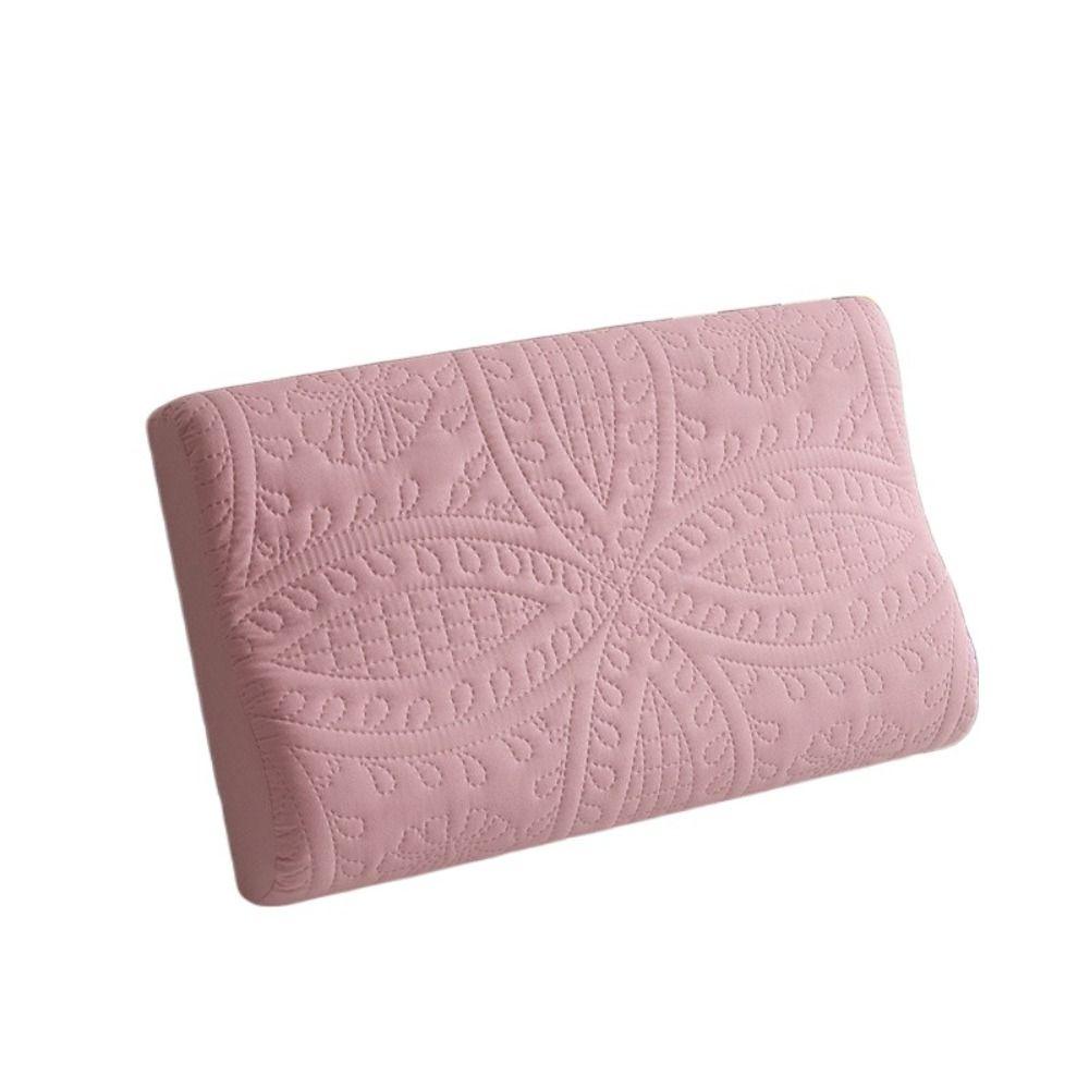 Soft Latex Pillowcase Waterproof Pillow Cover Comfortable Foam Pillow Case Household