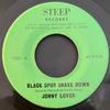 7-дюймовая пластинка JOHNNY LOVER FOE THE FAMILY STE Black Spur Shake Down Black Spur 1002 Steep Records US Reggae Ska Dub Б/У