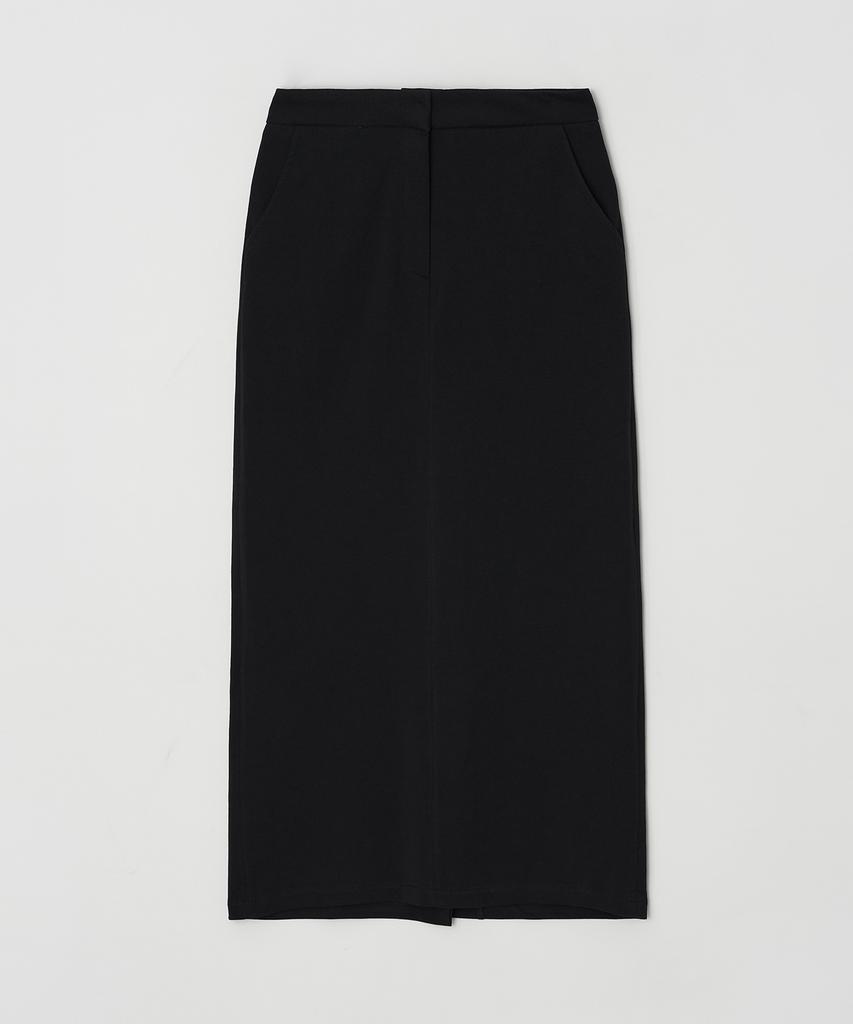 Meojiaenminggeul Ella Stretch Maxi Skirt (Black)