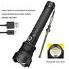 Strong Light Long-distance LED Outdoor Waterproof Zoom Lighting Hand-held Flashlight