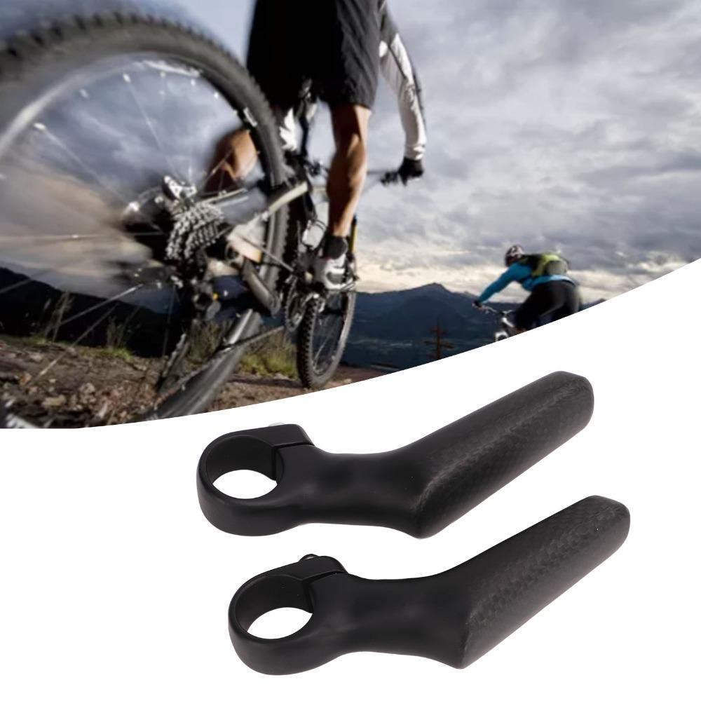 1 Pair L Shape Bike Handlebar Bar Ends Ergonomic Bike Auxiliary Handlebar Mountain Bike Riding