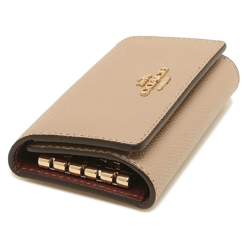 Outlet Key Case Beige 76741 IMTAU [Coach] Women's [Item]