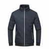 Autumn and winter new cotton jacket, men's pearl cotton jacket, stand-collar trendy men's lightweight and warm top