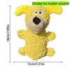 Funny Cartoon Squeaky Dog Creative Wear-resistant Pet Shake Sound Soft Portable Pet Interactive Grinding Teeth
