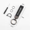 Car Logo Keychain Zinc Alloy Key Ring Accessories For Citroen C5X e-C4 X e-C3 C4 C3 C5 C-Elysee C-Crosser Berlingo C1 C6 C2 FL7