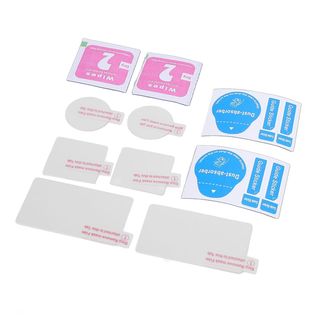 2 комплекта защитных пленок для экрана объектива камеры Vlog, передняя и задняя пленка для экрана объектива видеокамеры Action 5pro с