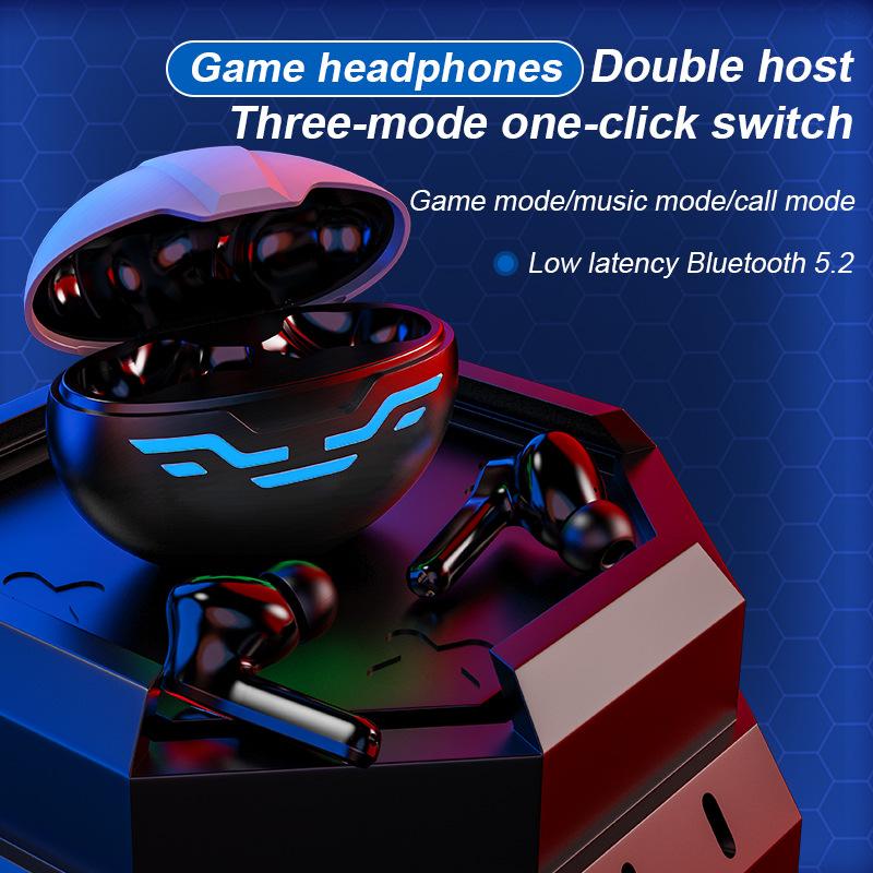 Wireless Bluetooth Gaming Earbuds with Touch Control - TWS In-Ear Stereo Hi-Tech Headphones for Esports & Mobile Games