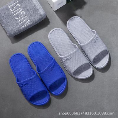 Тапочки мужские летние для улицы, толстая подошва, трендовый бренд, корейская версия, парные, для дома, для душа, нескользящие, дышащие, уличные прохладные тапочки