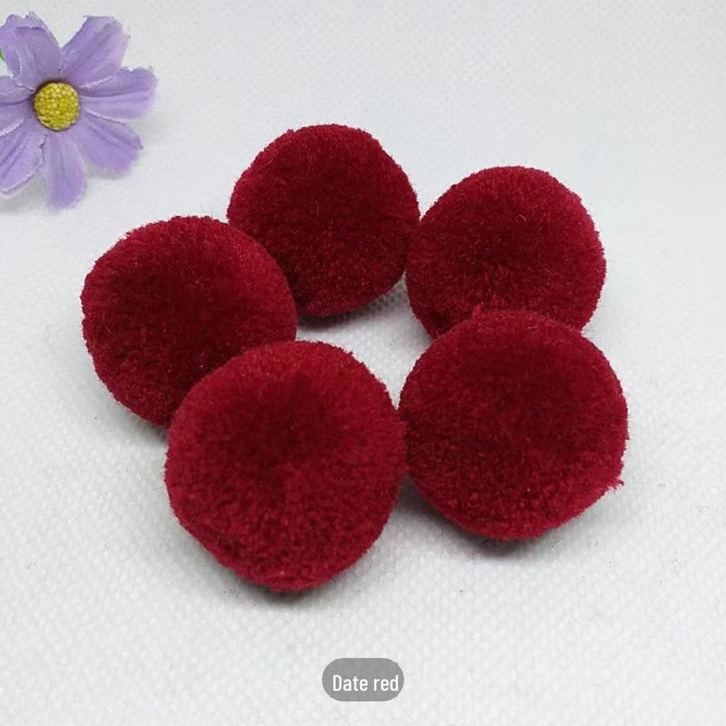 2-5 см шарик из шерсти цвета кашемира для самостоятельного изготовления подвески для одежды, набор материалов