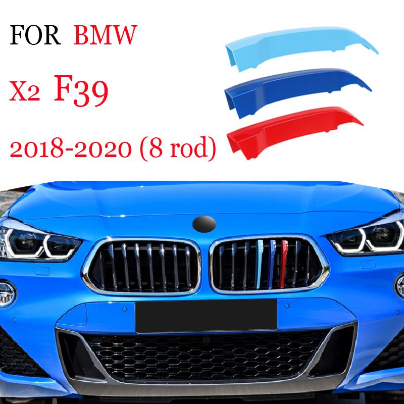 3Pcs Front Grille Trim Strips For BMW Series 1 2 3 4 5 6 7 8 X1 X2 X3 X4 X5 X6 X7 Z4 E46 E90 F30 E60 E81 F20 F45 F36 F10 F48 F25 FZ7