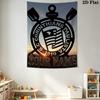 Custom Name Corinthians Wall Tapestry Aesthetic Wall Hanging Printed Fabric Blanket Decorative Tapestries for Bedroom Living Room Home Decor