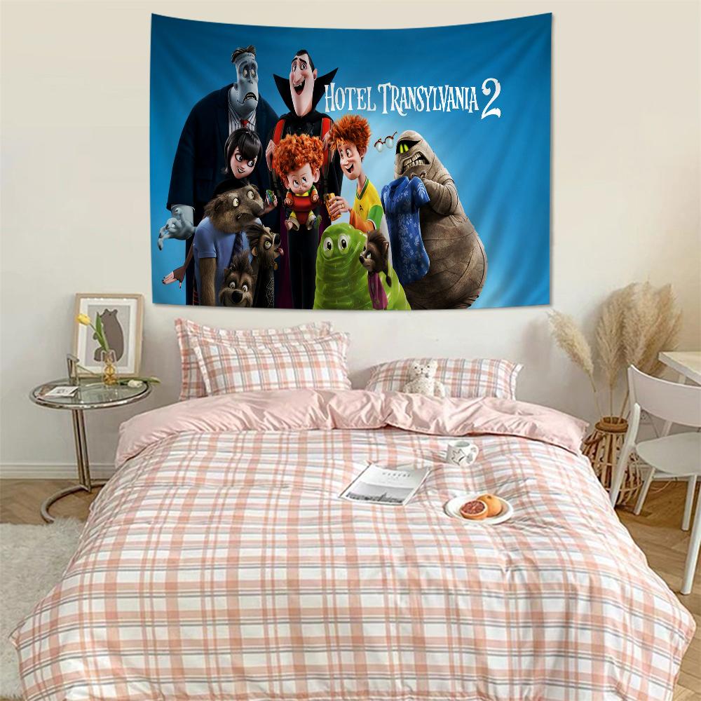 Anime Hotel Transylvania Hanging Bohemian Tapestry Bohemian Wall Tapestries Mandala Kawaii Room Decor