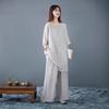 Spring/Summer Zen Retro Women's Wide-Leg Pants & Camisole Set