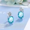 Lindon Fashion Copper Alloy Zircon Jewellery Drop Earrings For Women Wedding Party Gifts