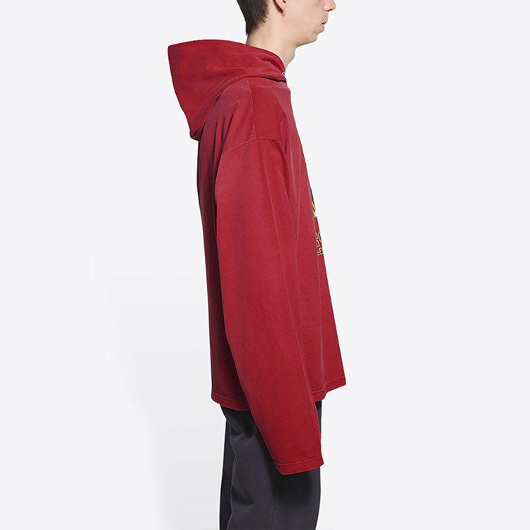 Balenciaga Толстовка Свободный крой Мужская Красный 674685TLV896163
