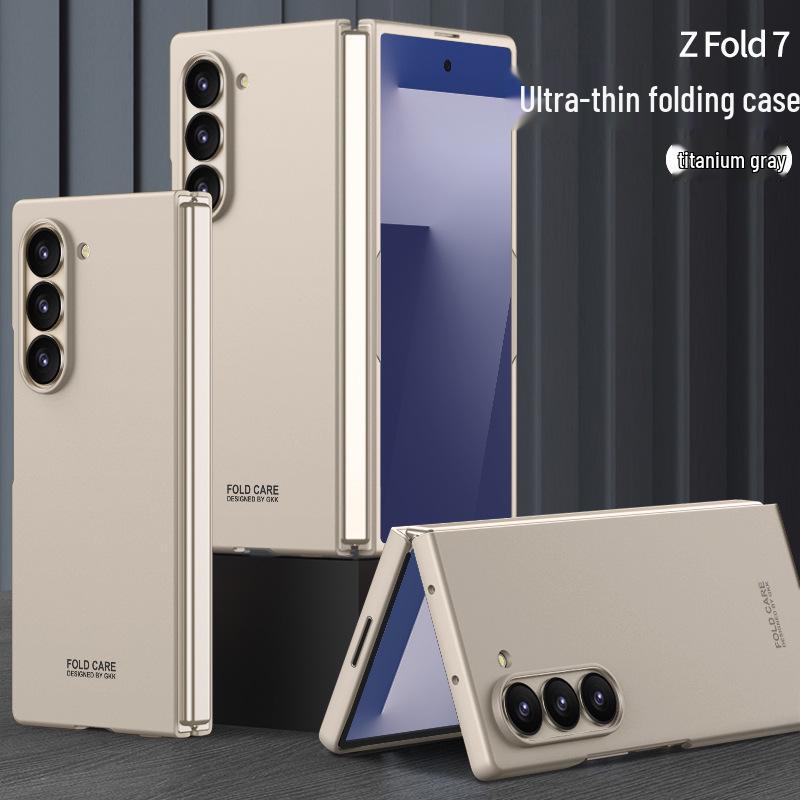 Ультратонкий матовый чехол для телефона Samsung ZFold7: Модный, Однотонный, Складной Защитный Чехол